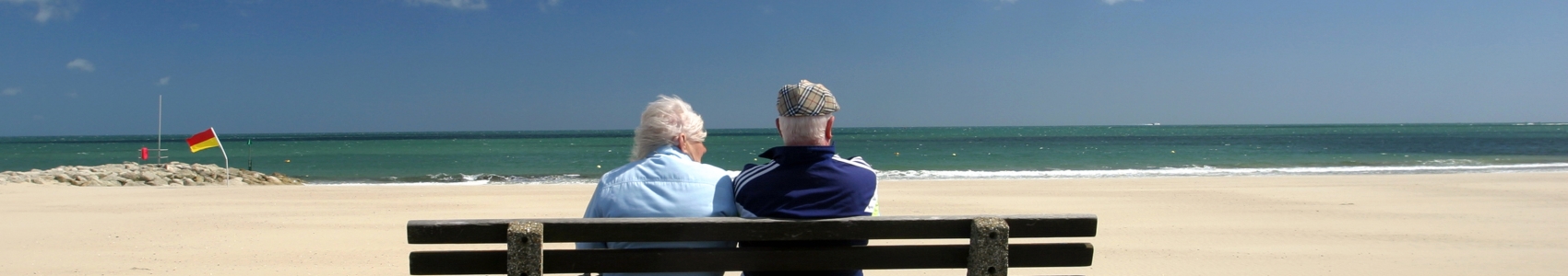 Senioren am Strand